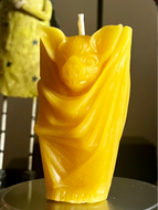 Bat Beeswax Candle