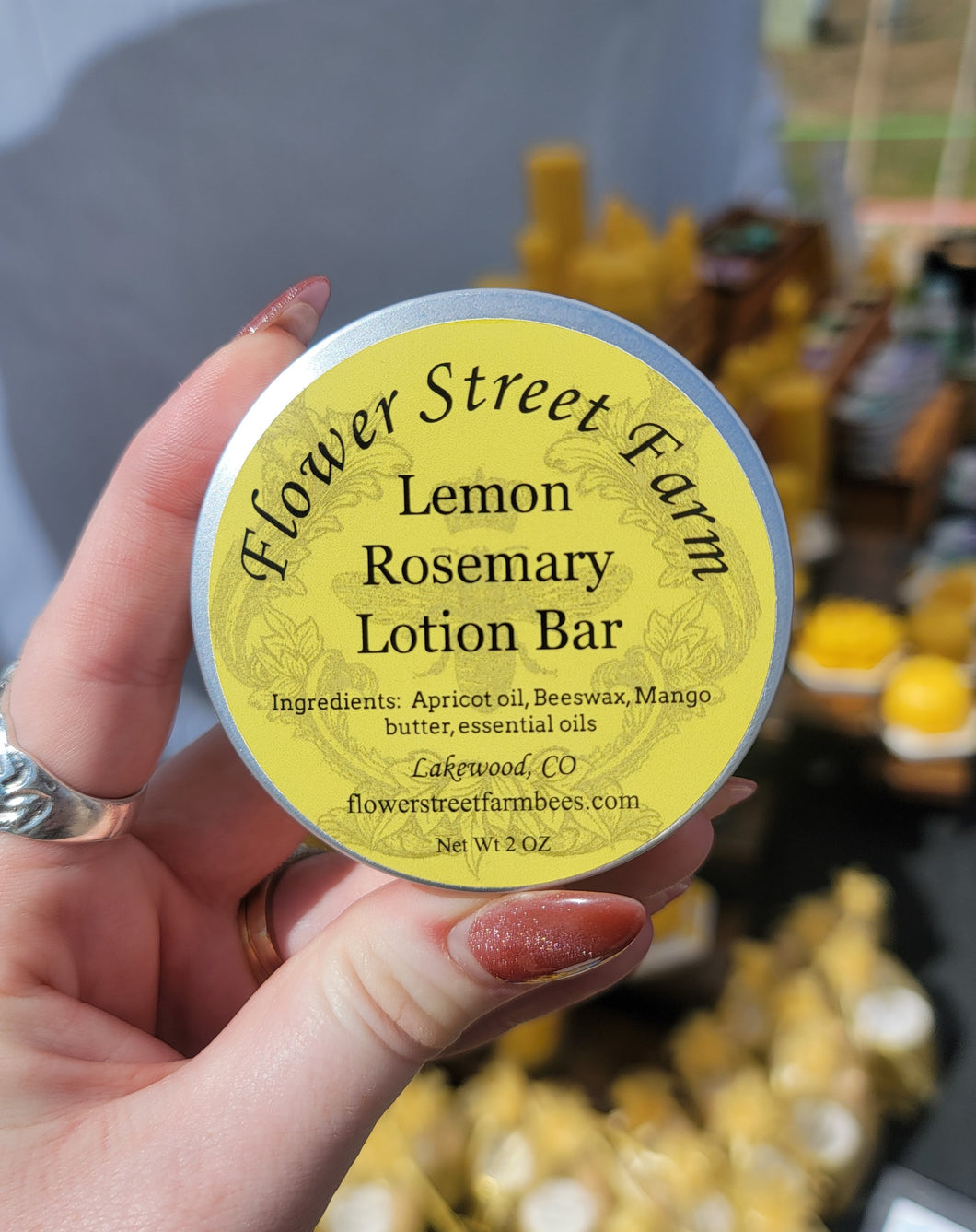 Lemon Rosemary Lotion Bar