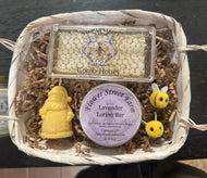 Comb Honey/Lotion Bar/Candle Gift Basket