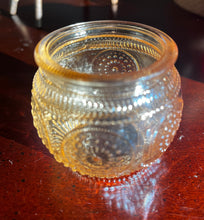 Load image into Gallery viewer, Glass Votive Beeswax Candle (Purple or Gold)
