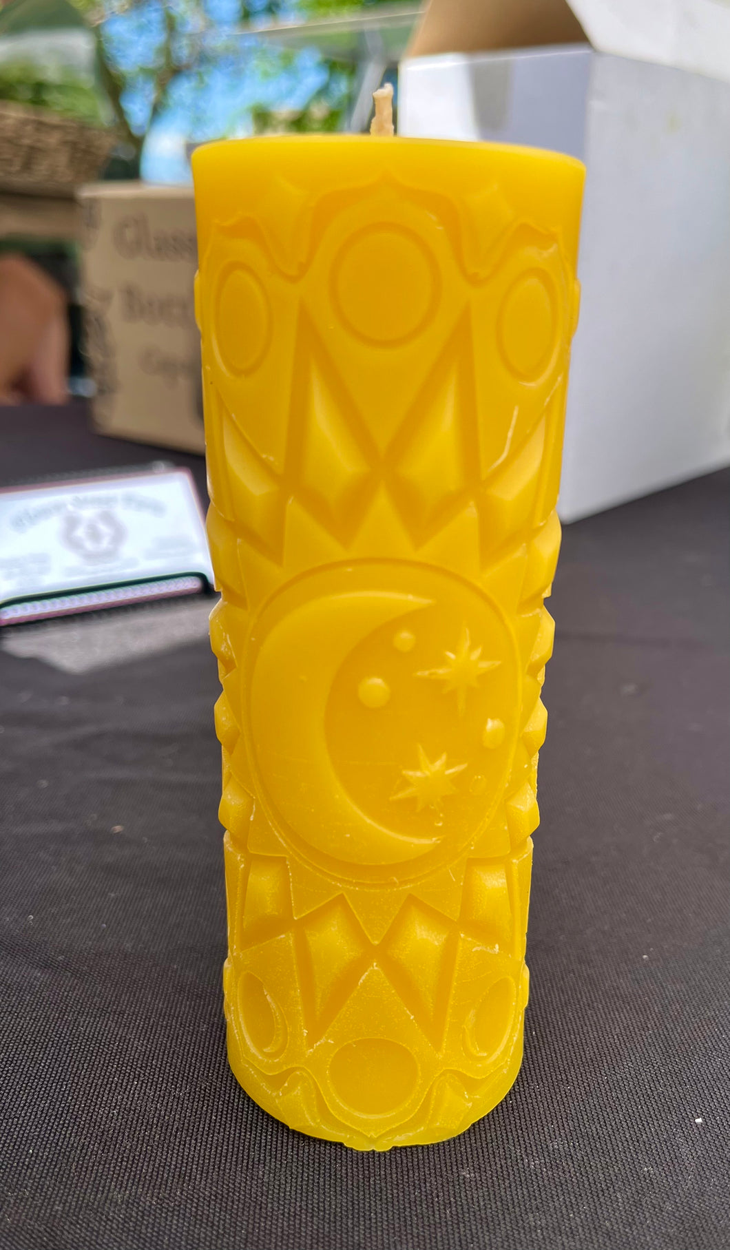 Summer Solstice Beeswax Candle