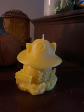 Load image into Gallery viewer, Mushroom Hobbit House Beeswax Candle
