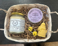 Creamed honey/Lotion Bar/Candle Gift Basket
