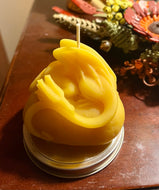 Sleeping Dragon Beeswax Candle
