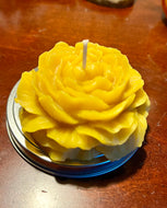 Peony Beeswax Candle