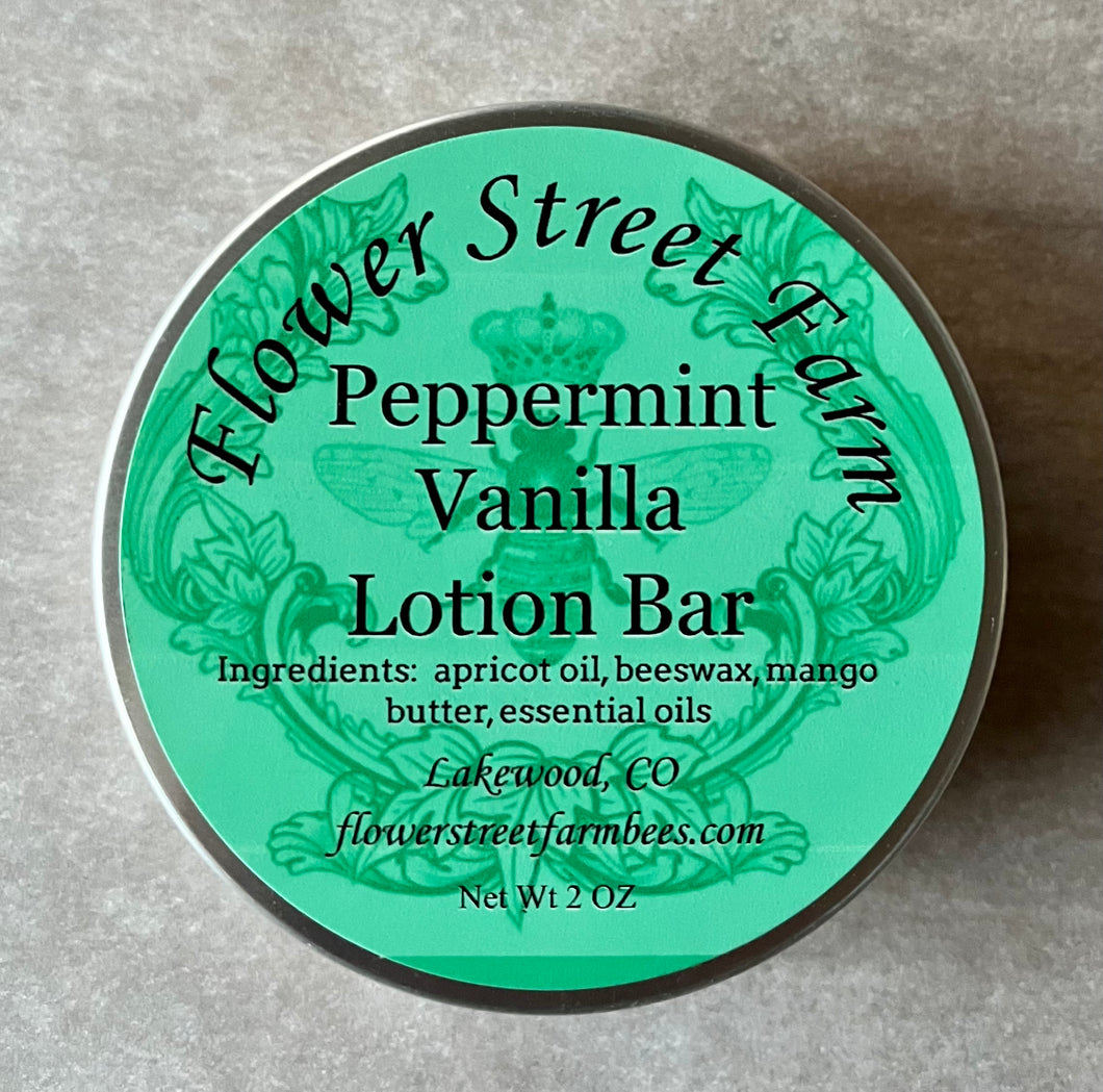 Peppermint Vanilla Lotion Bar I