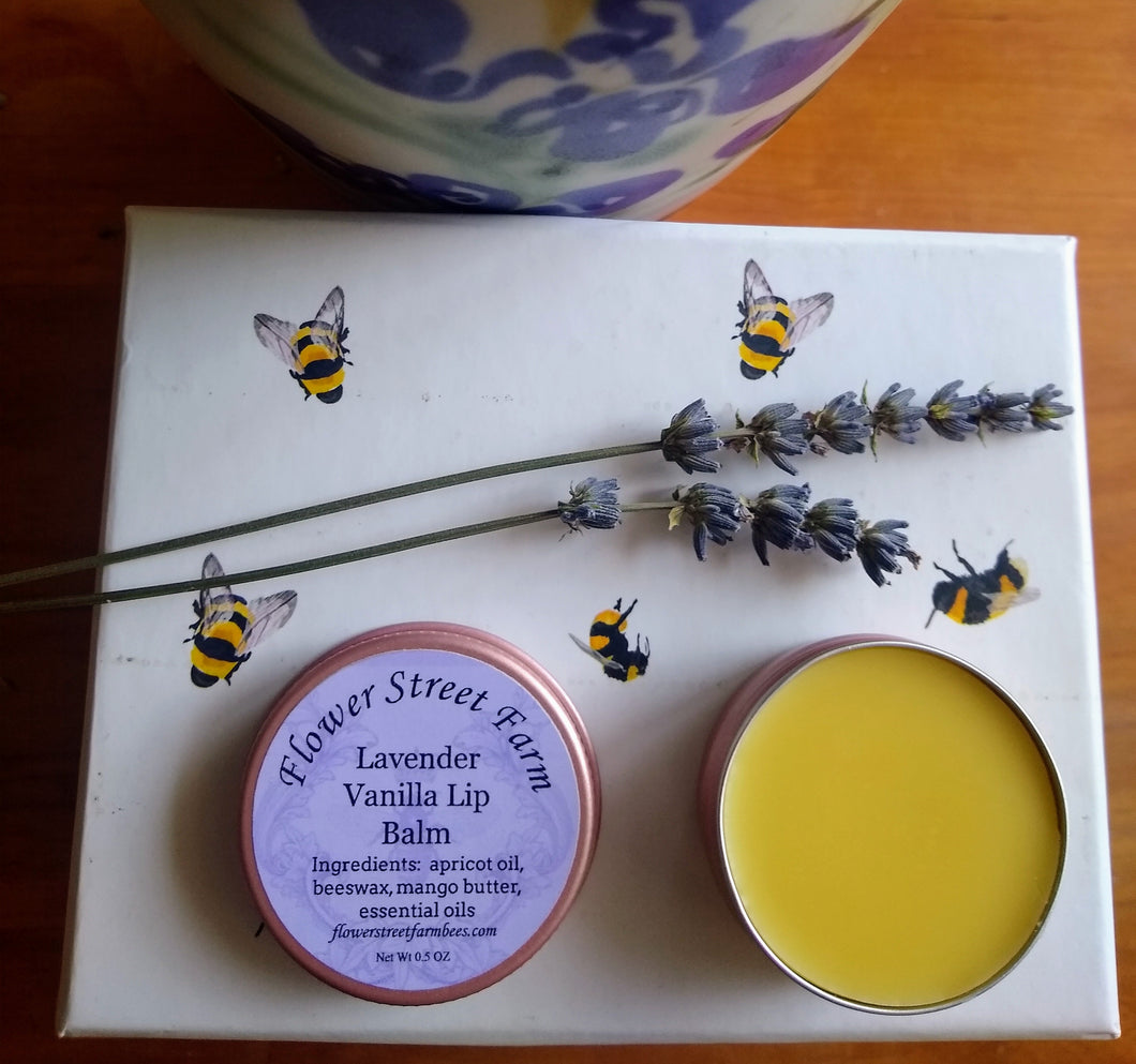 Lavender Vanilla Beeswax Lip Balm